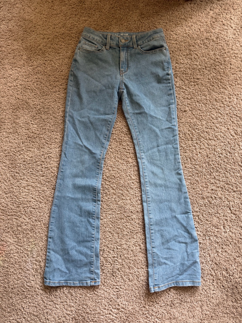 No Boundaries size 3 Light Blue Flared bootcut Women's Jeans